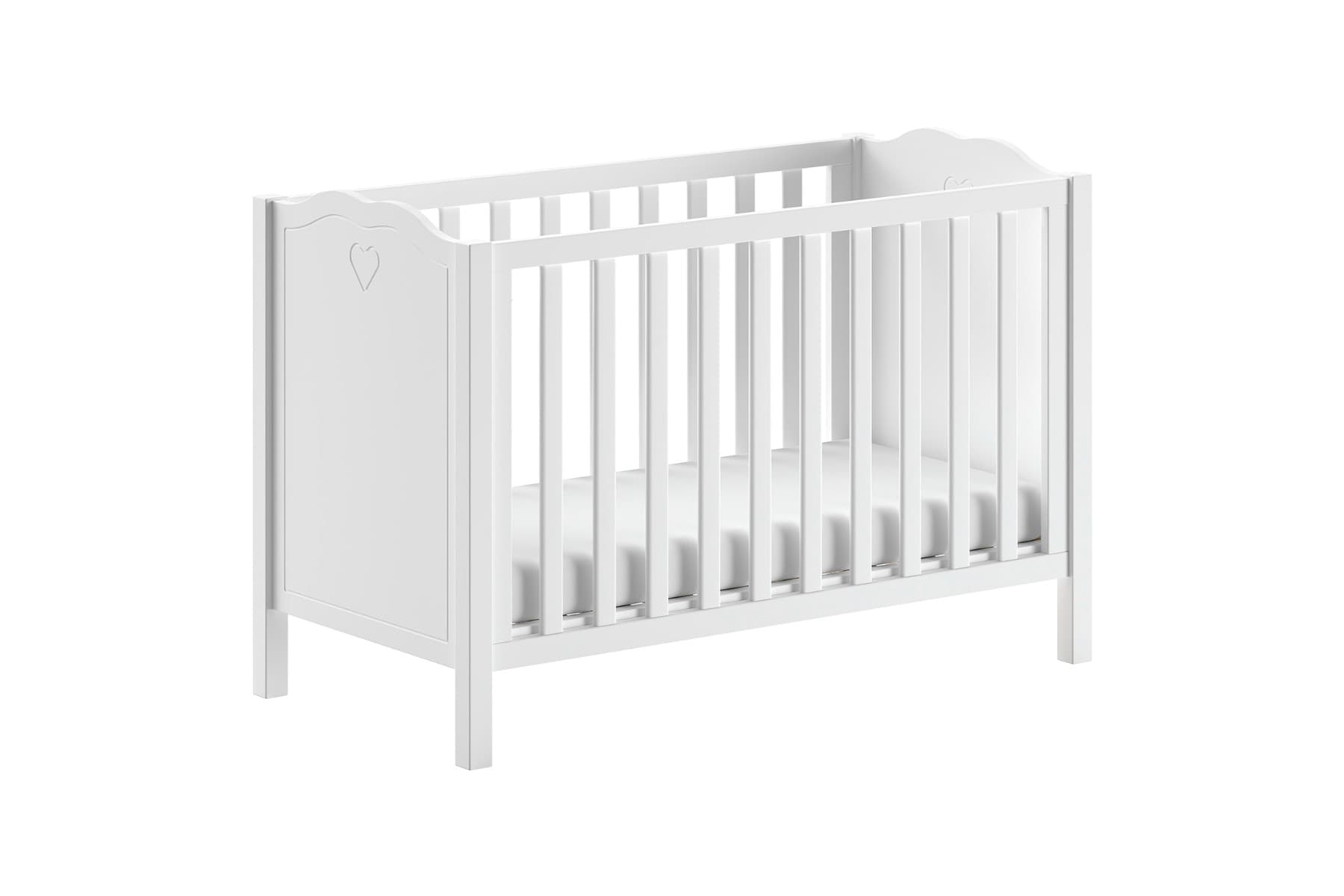 Lettino 60x120 Amori Vipack - Bianco - 2