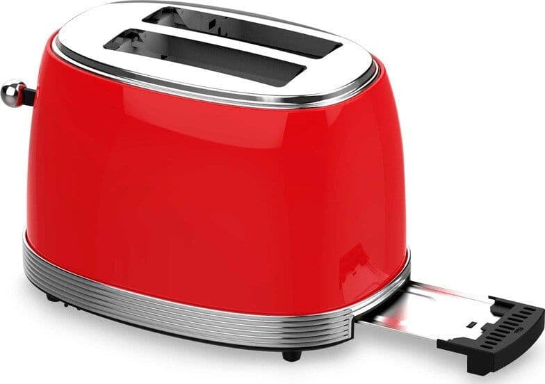 Tostapane 2 fette 850W con 6 livelli di tostatura, funzioni scongelamento e riscaldamento, vassoio briciole - Sogo - 2