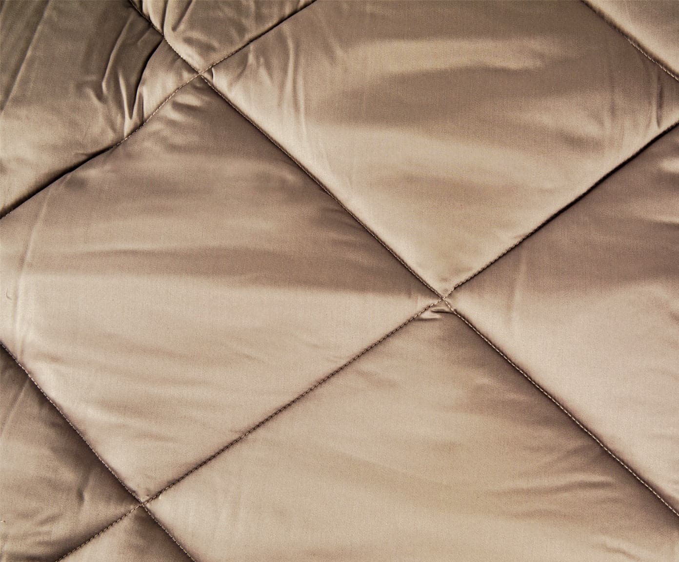 Trapuntino 100g bifaccia-double face in raso di puro cotone Made in Italy Tortora/Beige - 5