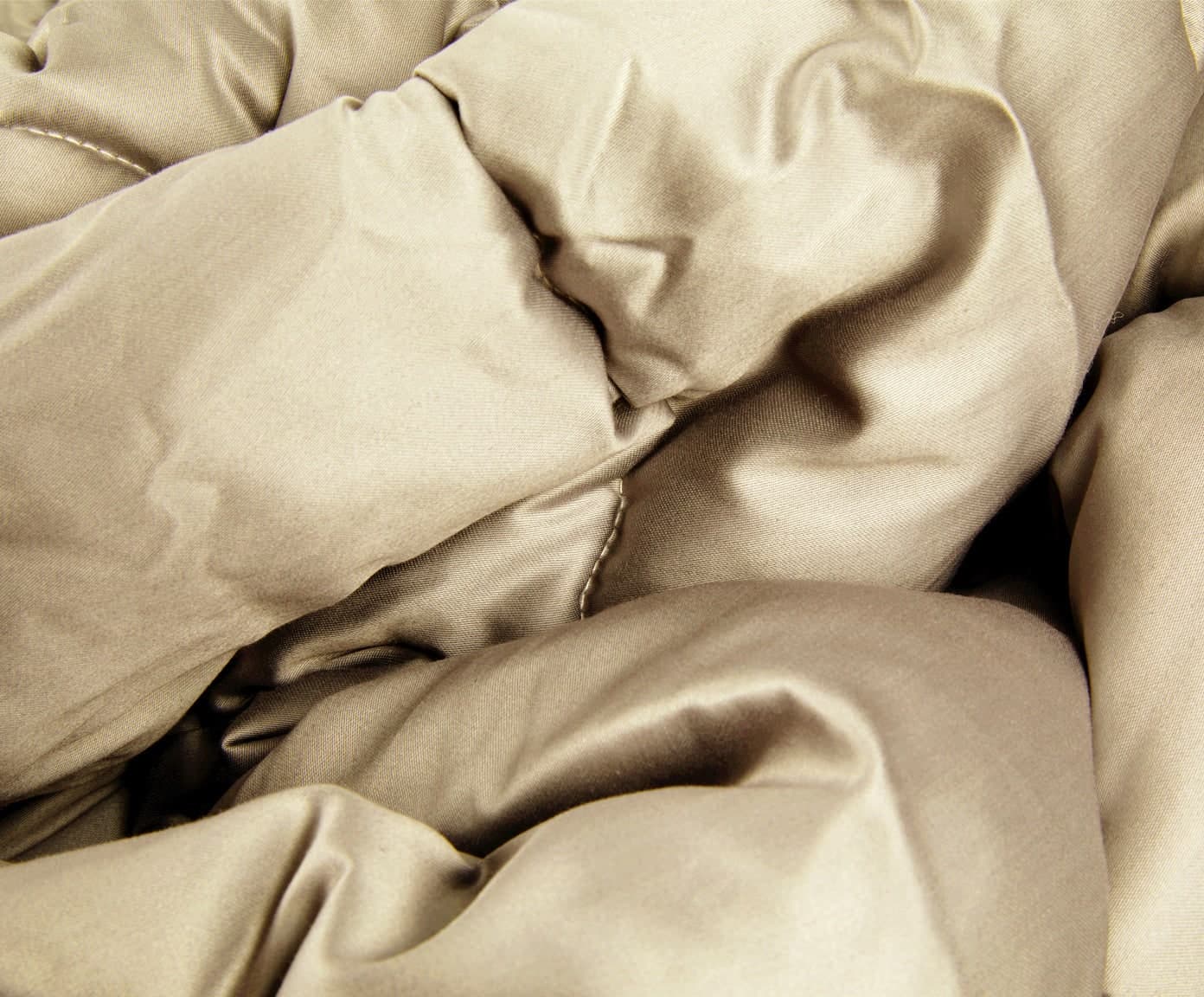 Trapuntino 100g bifaccia-double face in raso di puro cotone Made in Italy Sabbia/Beige - 4