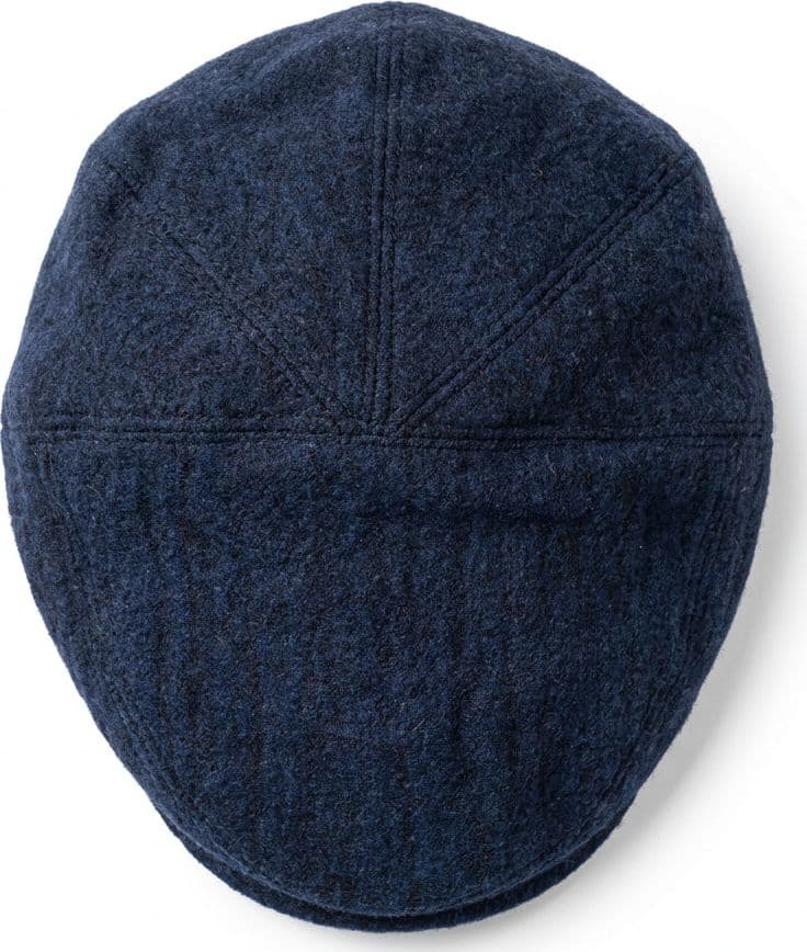 Cappello uomo Montezemolo 100% lana blu Made in Italy - 3
