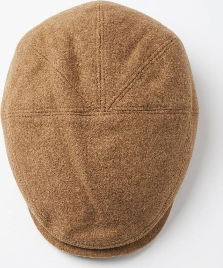 Cappello uomo Montezemolo 100% lana cammello Made in Italy - 2