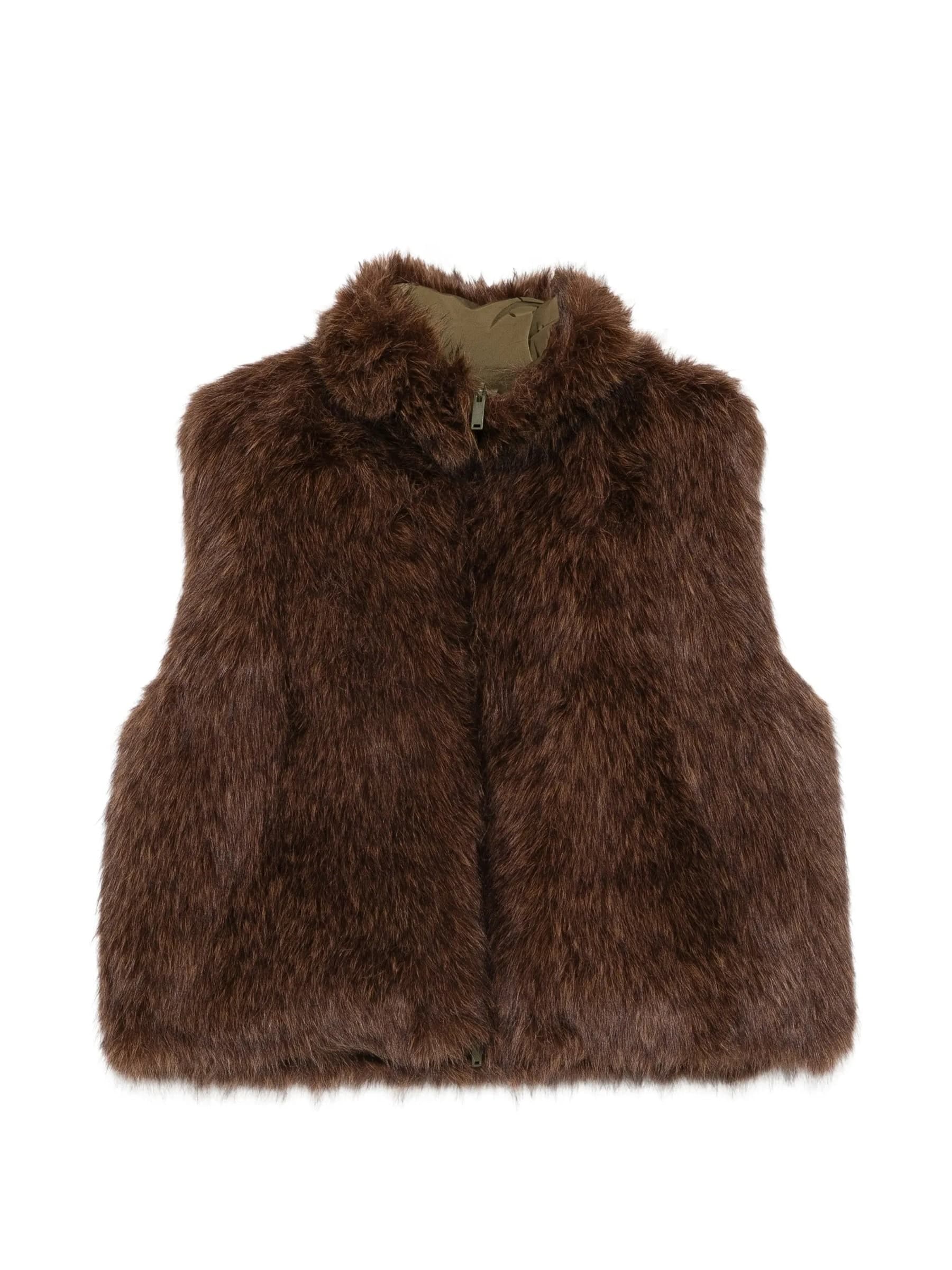 ELEH  Top Donna – MARRONE