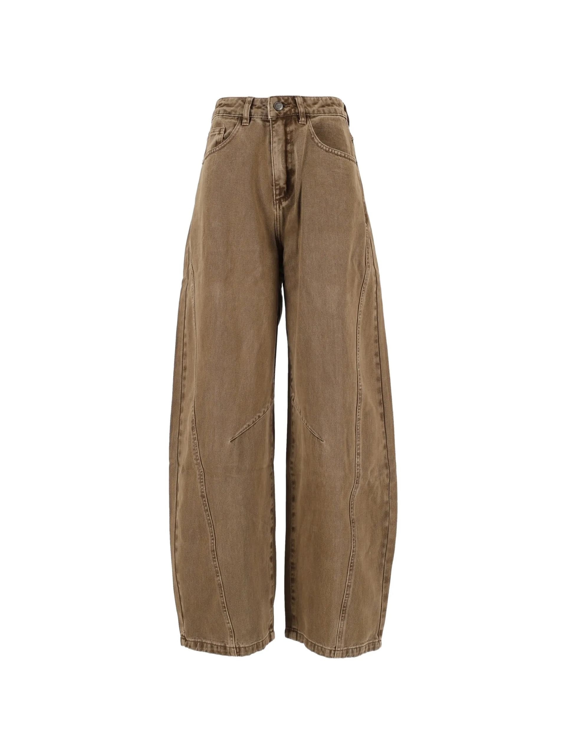 ELEH  Pantaloni Donna – MARRONE
