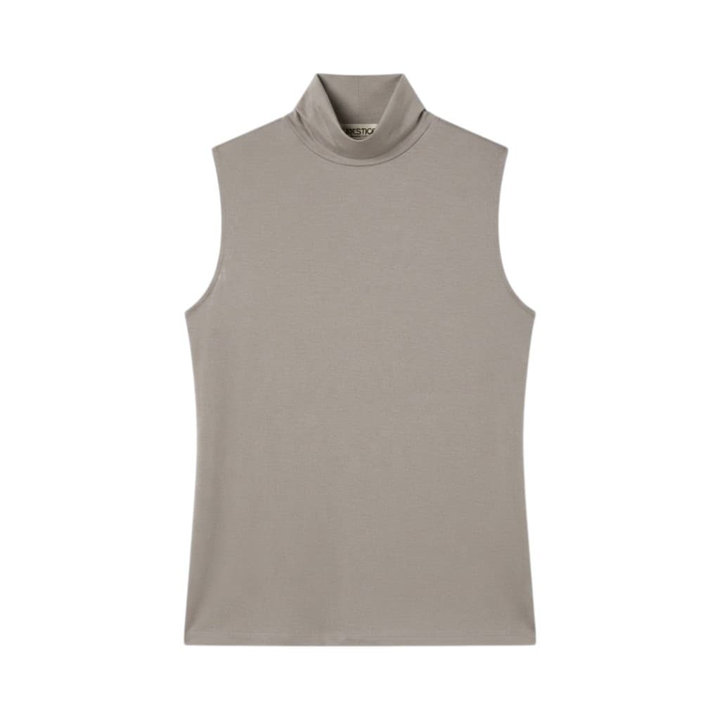 PUROTATTO Purotatto Dolcevita Donna Senza Maniche in Grigio