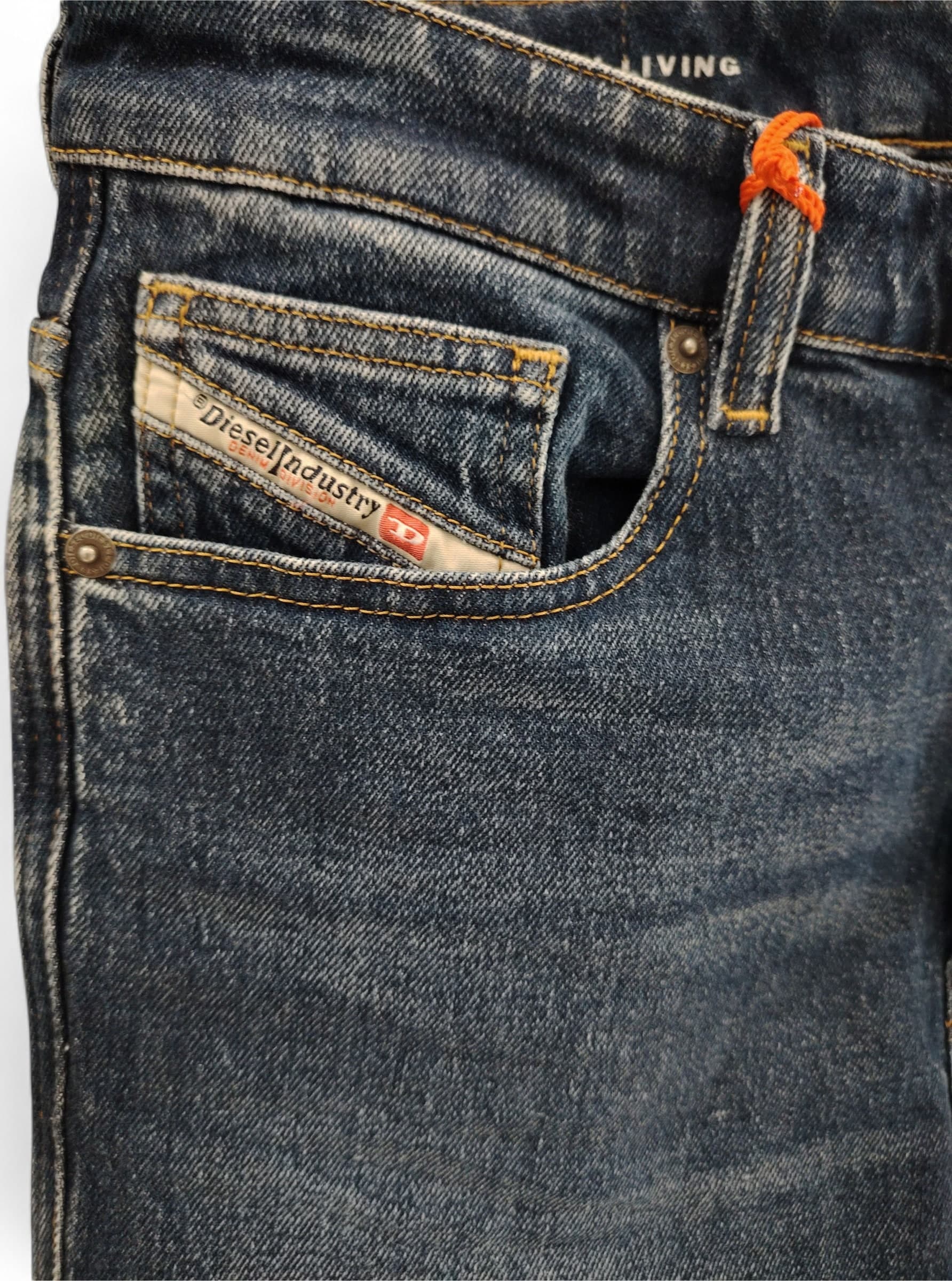 DIESEL Diesel Jeans Uomo Regular Fit Blu Denim - 2