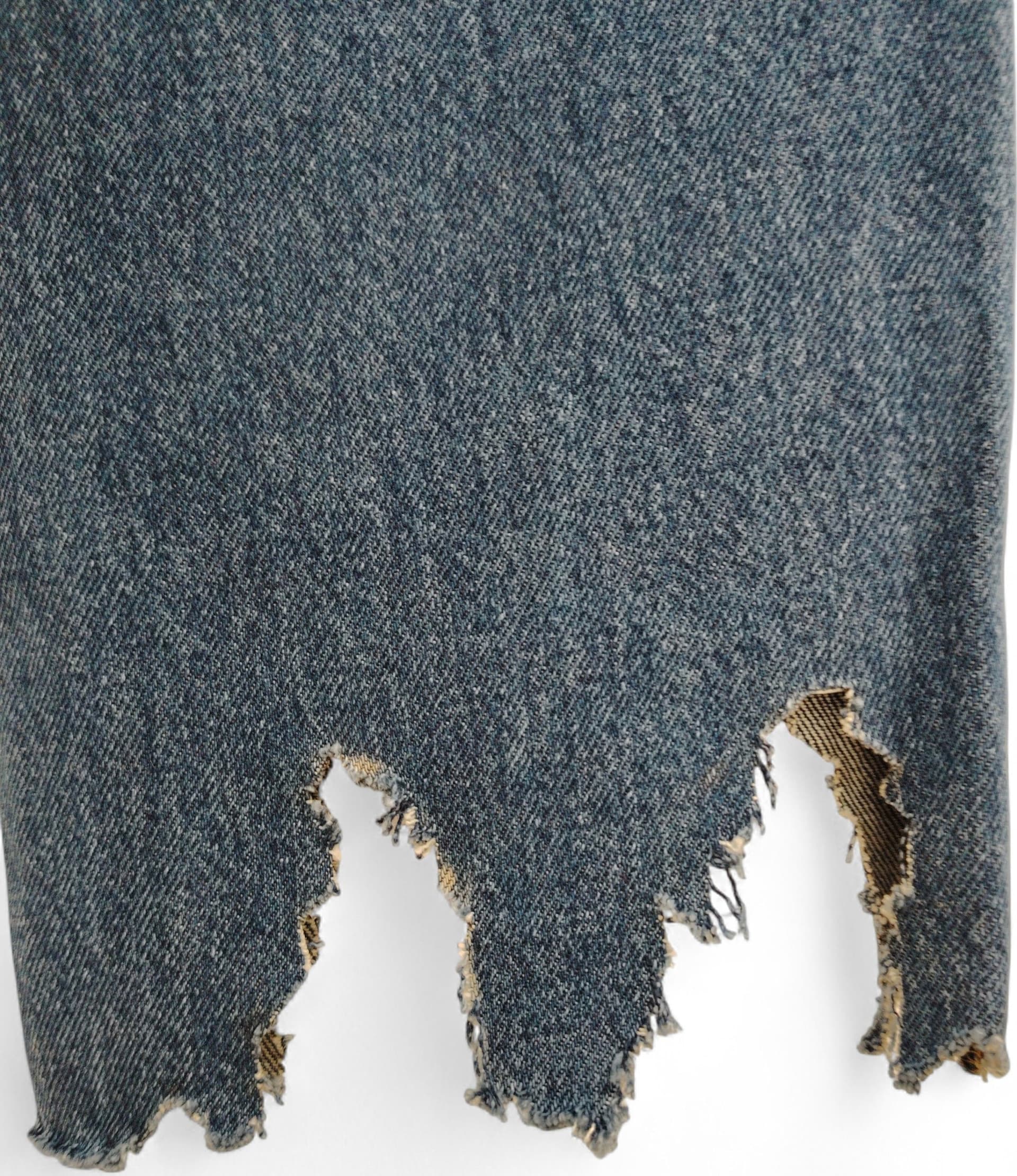 J.W.ANDERSON J.W. Anderson Jeans Uomo in Denim Indigo con Orlo Grezzo - 3