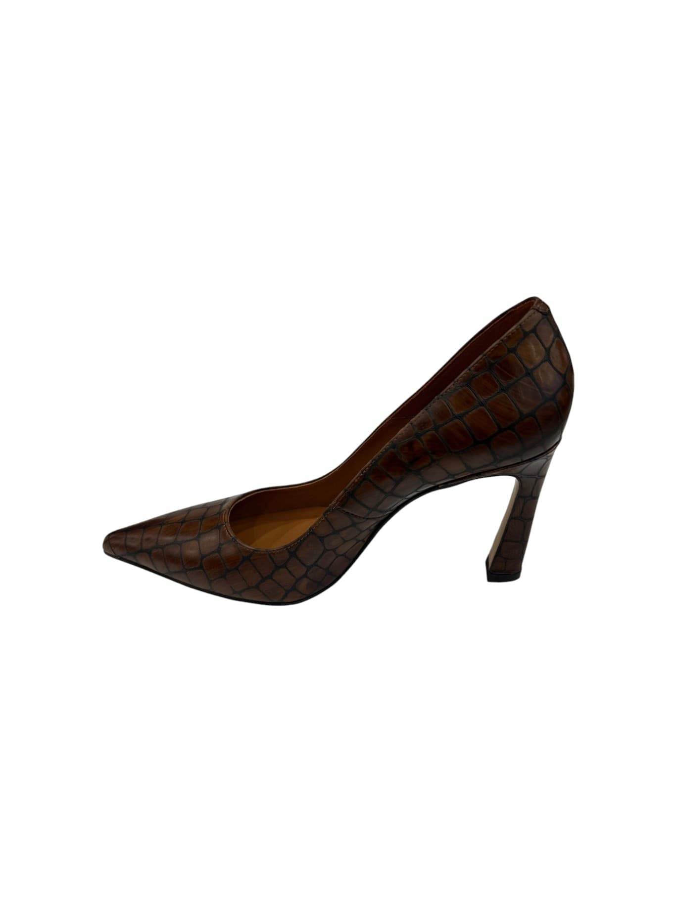 ANGEL ALARCON Angel Alarcon Decollete Donna in Pelle Nera Stile Cocco - 2