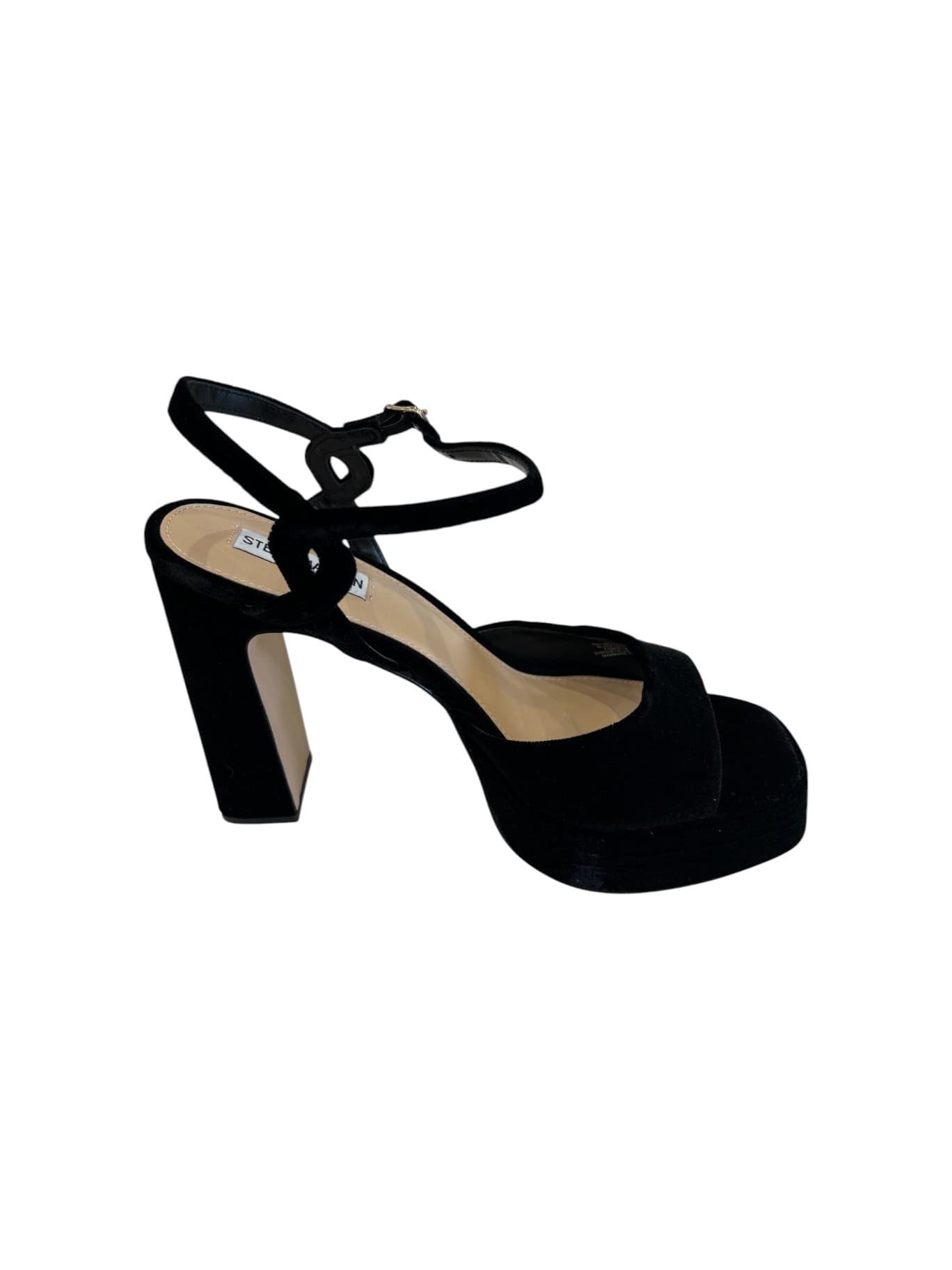 STEVE MADDEN  Sandali Donna in Velluto Nero con Tacco Alto - 2