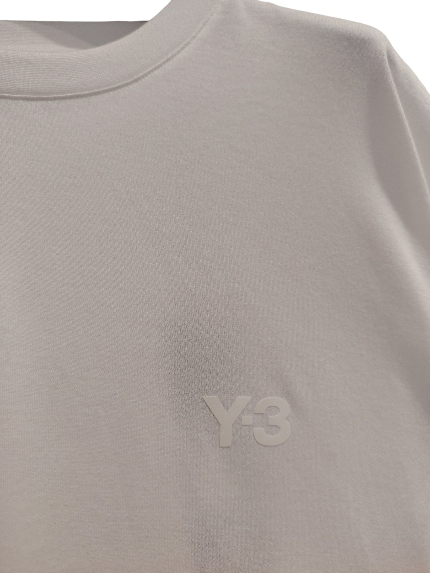Y3 ADIDAS Y-3 Maglieria T-shirt Bianco con Logo Sobrio - 2
