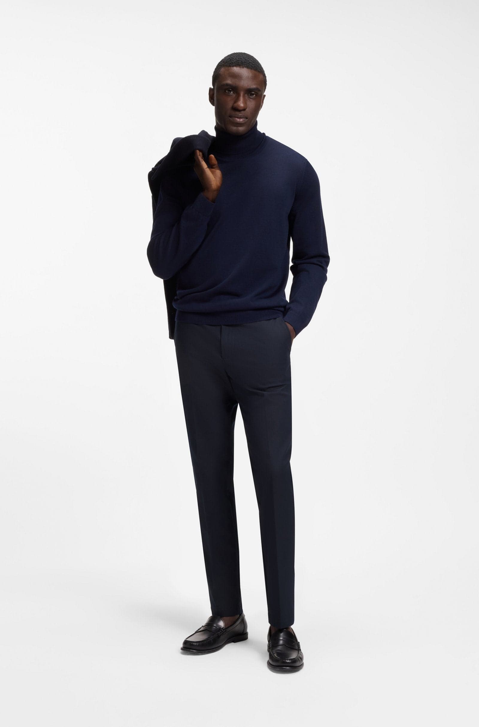 BOSS  PANTALONE P-Kaiton1-Zip 10271527 01 – DARK BLUE (404)