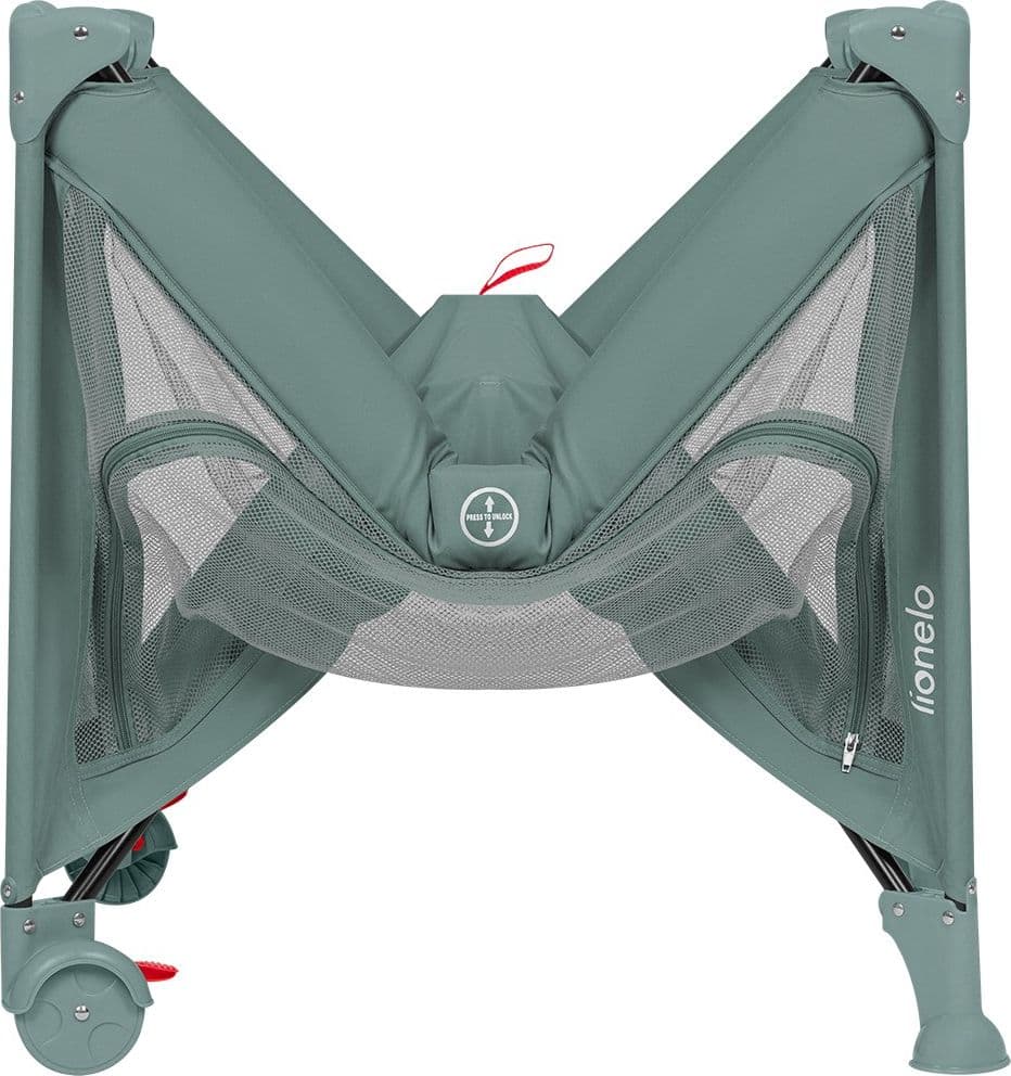 Lettino da Viaggio Lionelo Laura – Green Sage