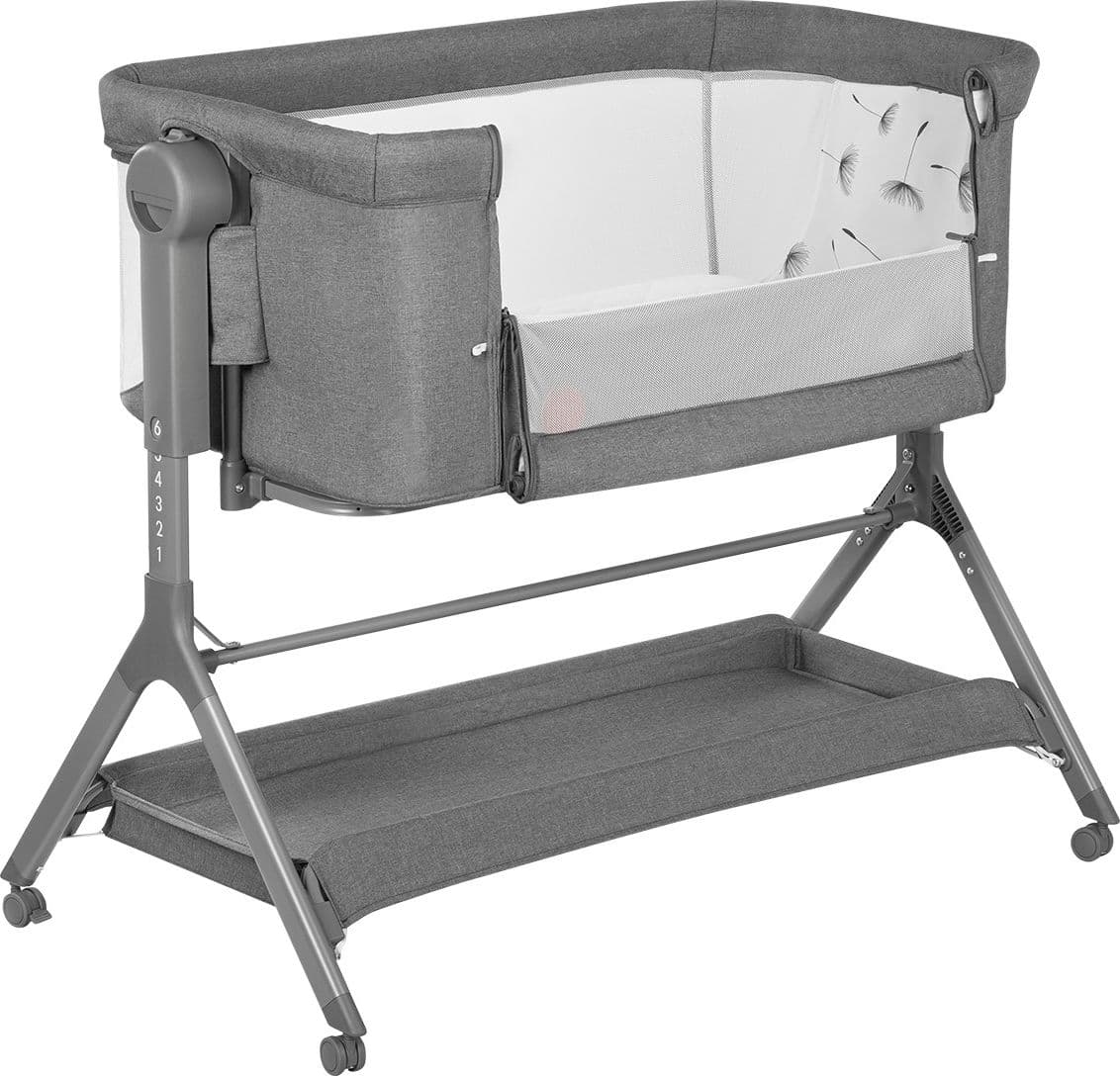 Culla Co-Sleeping Lionelo Leonie Plus – Grey Stone