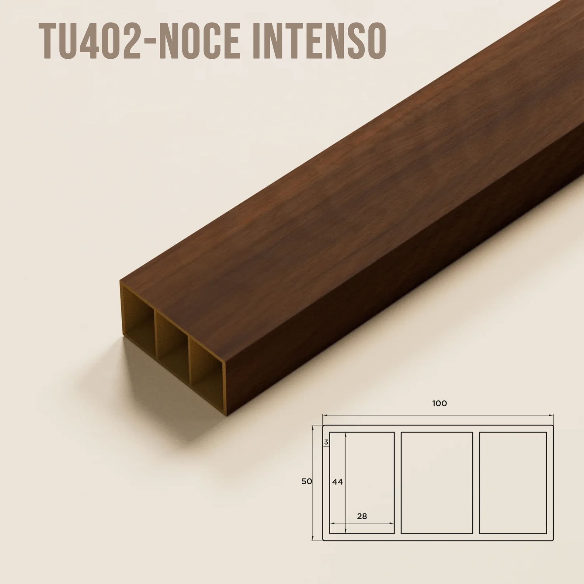 SIPA BOLD Divisorio Frangiluce Separè in PVC Effetto Legno – Singole Doghe Fisse o Girevoli + accessori 100x50x2900mm - 19