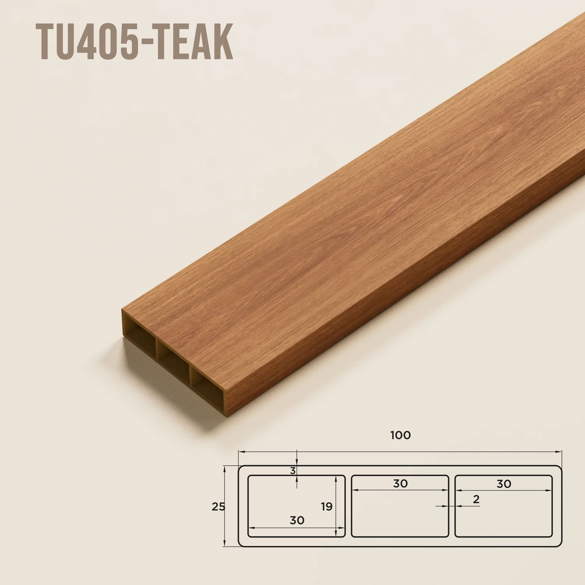 SIPA SLIM Divisorio Frangiluce Separè in PVC Effetto Legno – Singole Doghe Fisse o Girevoli + accessori 100x25x2900mm - 15