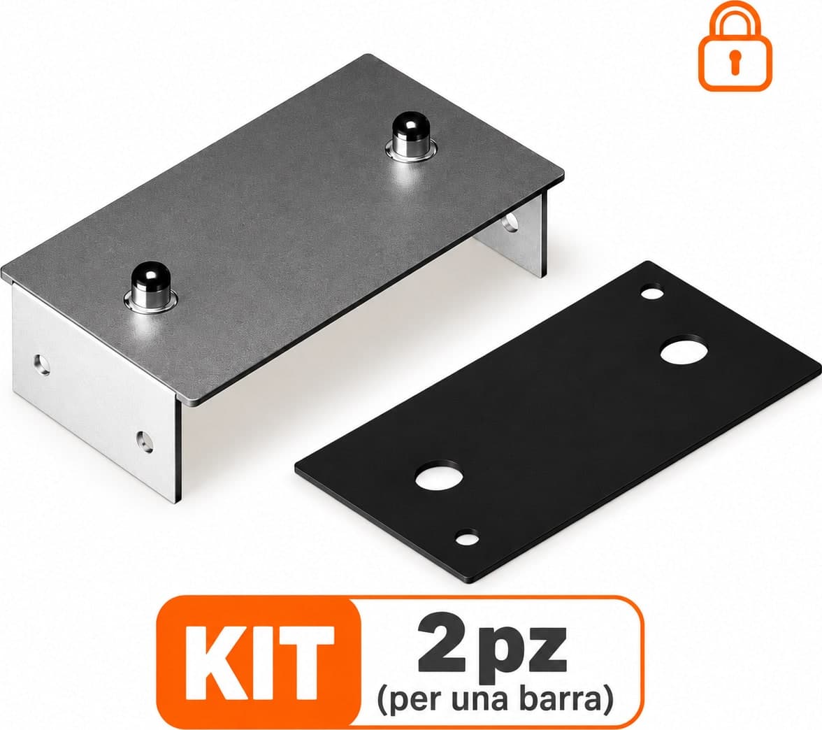 SIPA SLIM Divisorio Frangiluce Separè in PVC Effetto Legno – Singole Doghe Fisse o Girevoli + accessori 100x25x2900mm - 9
