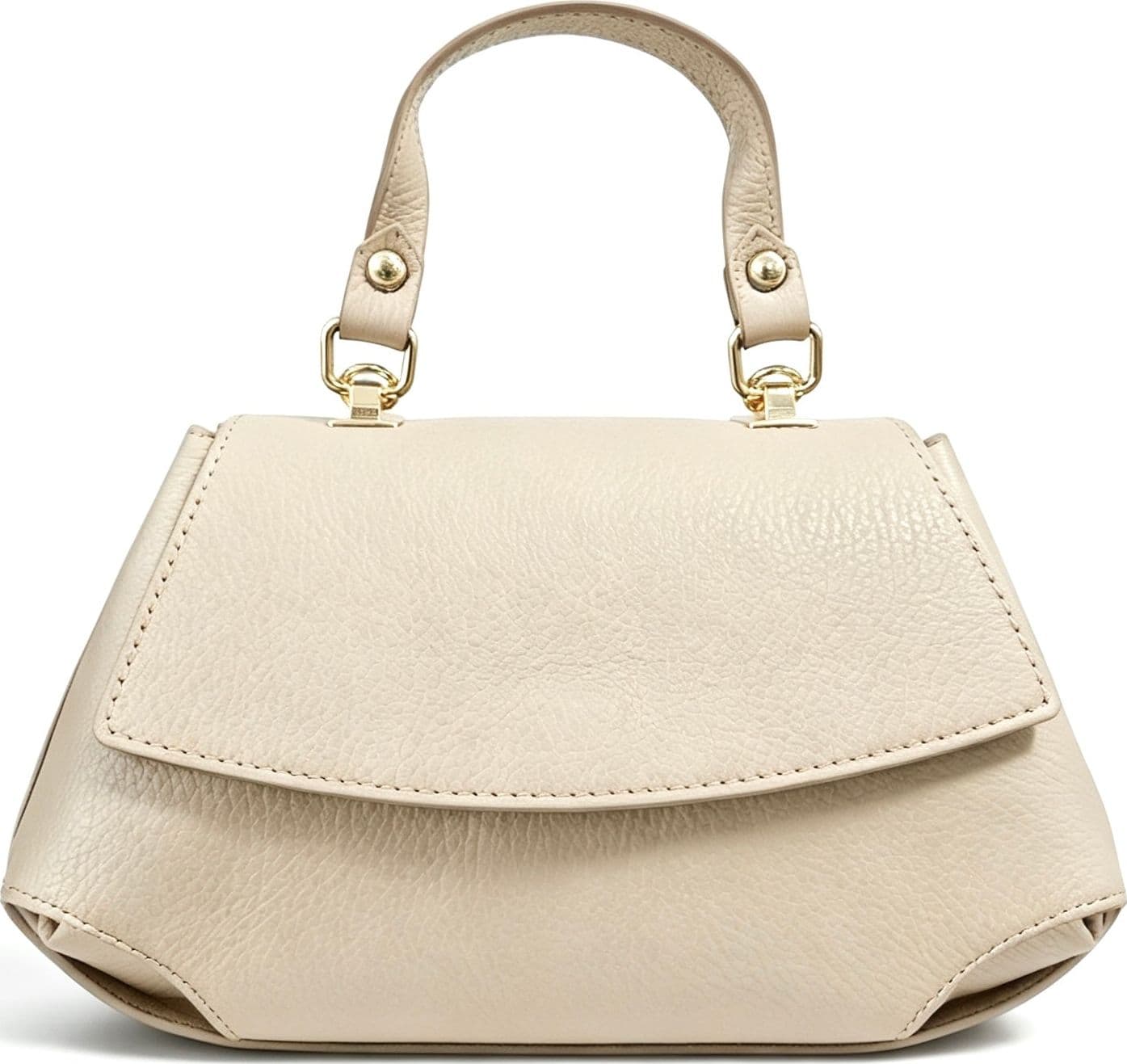 Modarno Borsa a mano e tracolla "Alis" in vera pelle martellata 26x12x15 cm - 15