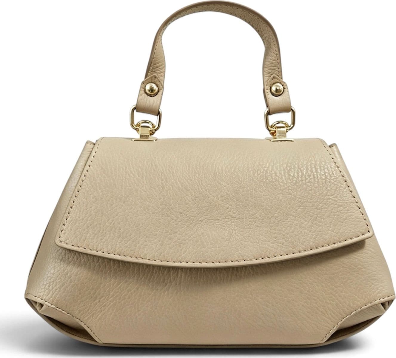 Modarno Borsa a mano e tracolla "Alis" in vera pelle martellata 26x12x15 cm - 16