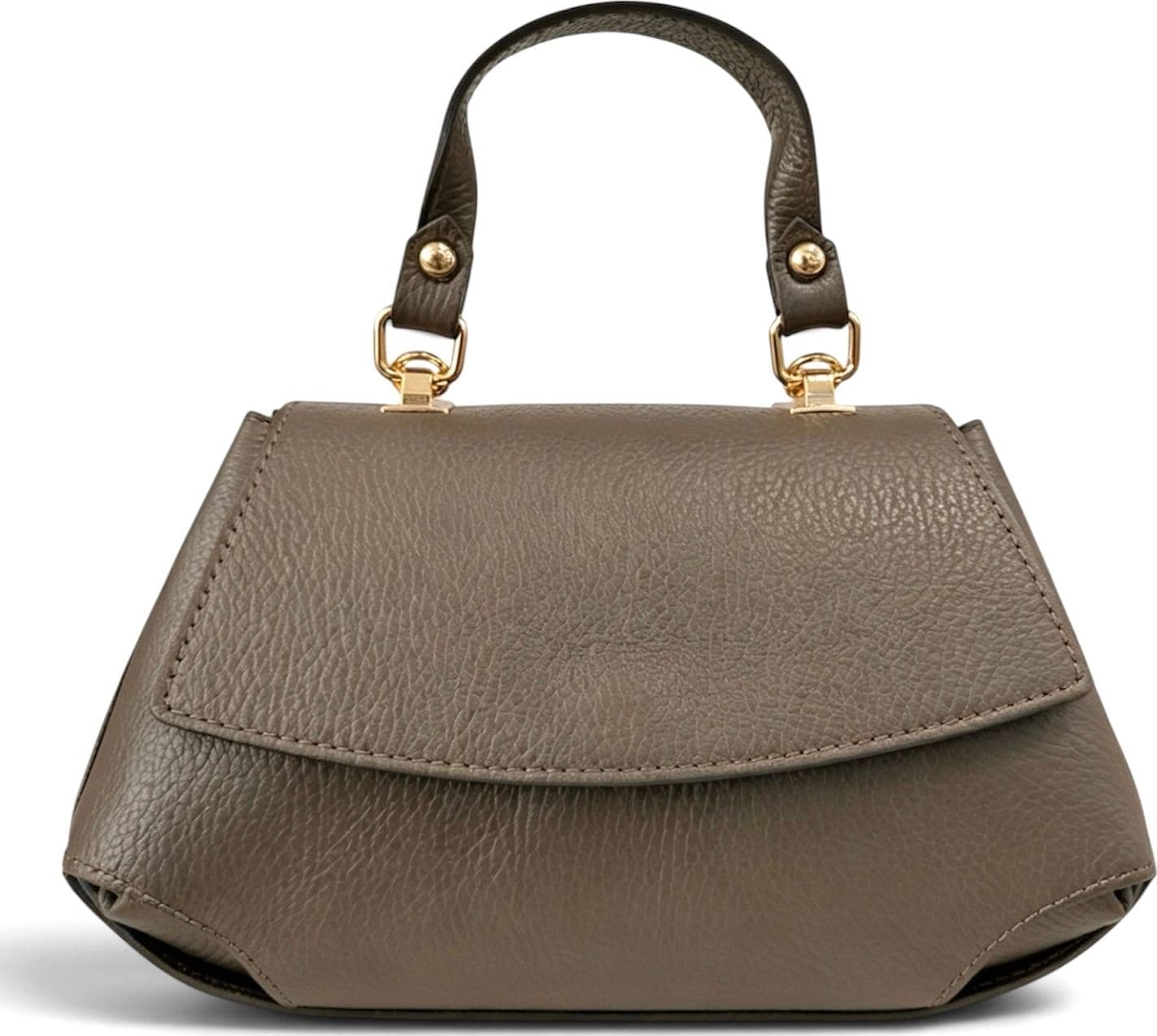 Modarno Borsa a mano e tracolla "Alis" in vera pelle martellata 26x12x15 cm - 17