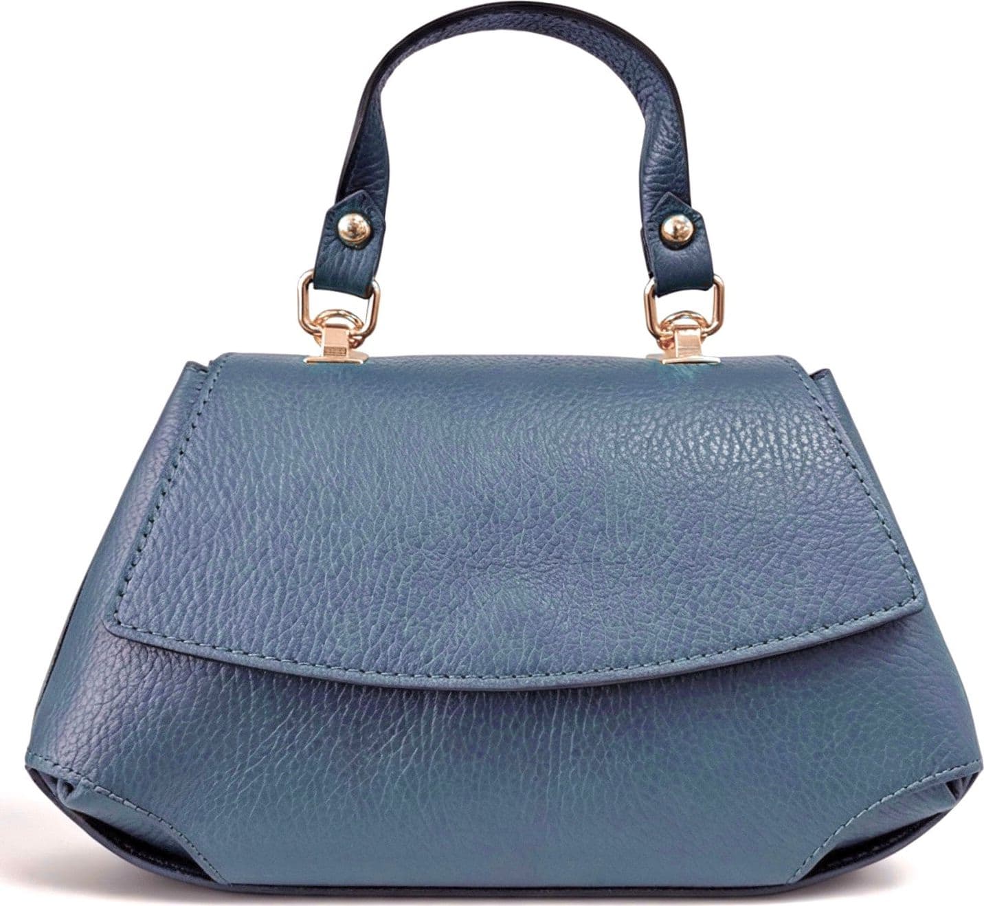 Modarno Borsa a mano e tracolla "Alis" in vera pelle martellata 26x12x15 cm - 20