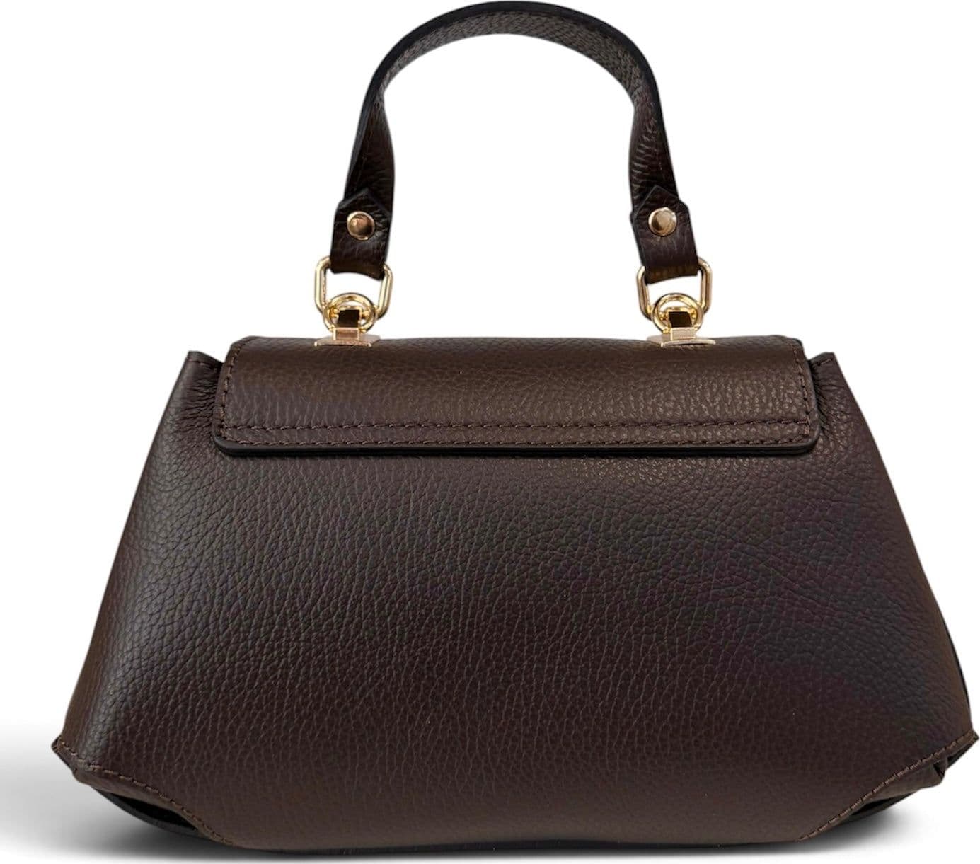 Modarno Borsa a mano e tracolla "Alis" in vera pelle martellata 26x12x15 cm - 3