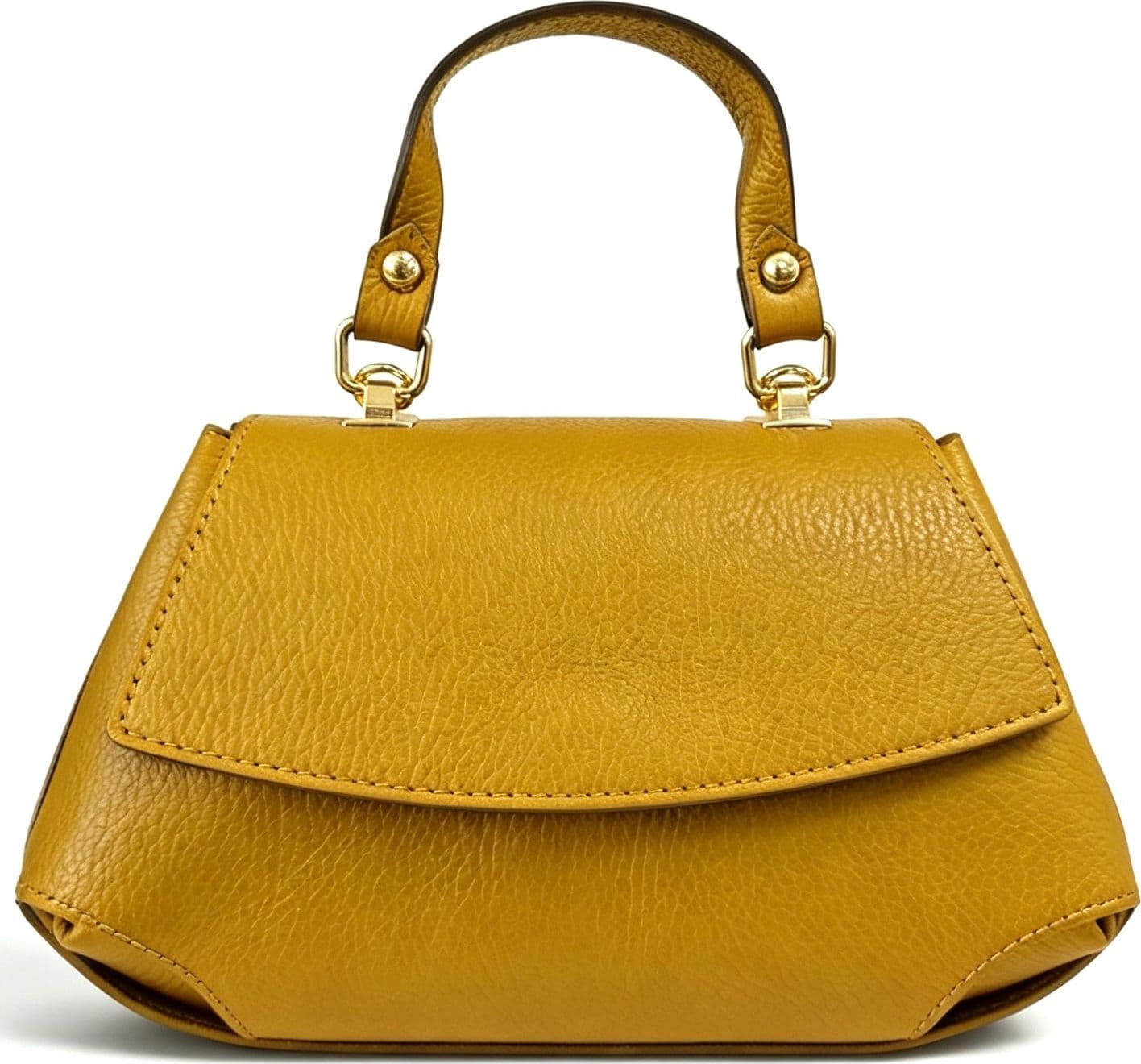 Modarno Borsa a mano e tracolla "Alis" in vera pelle martellata 26x12x15 cm - 21