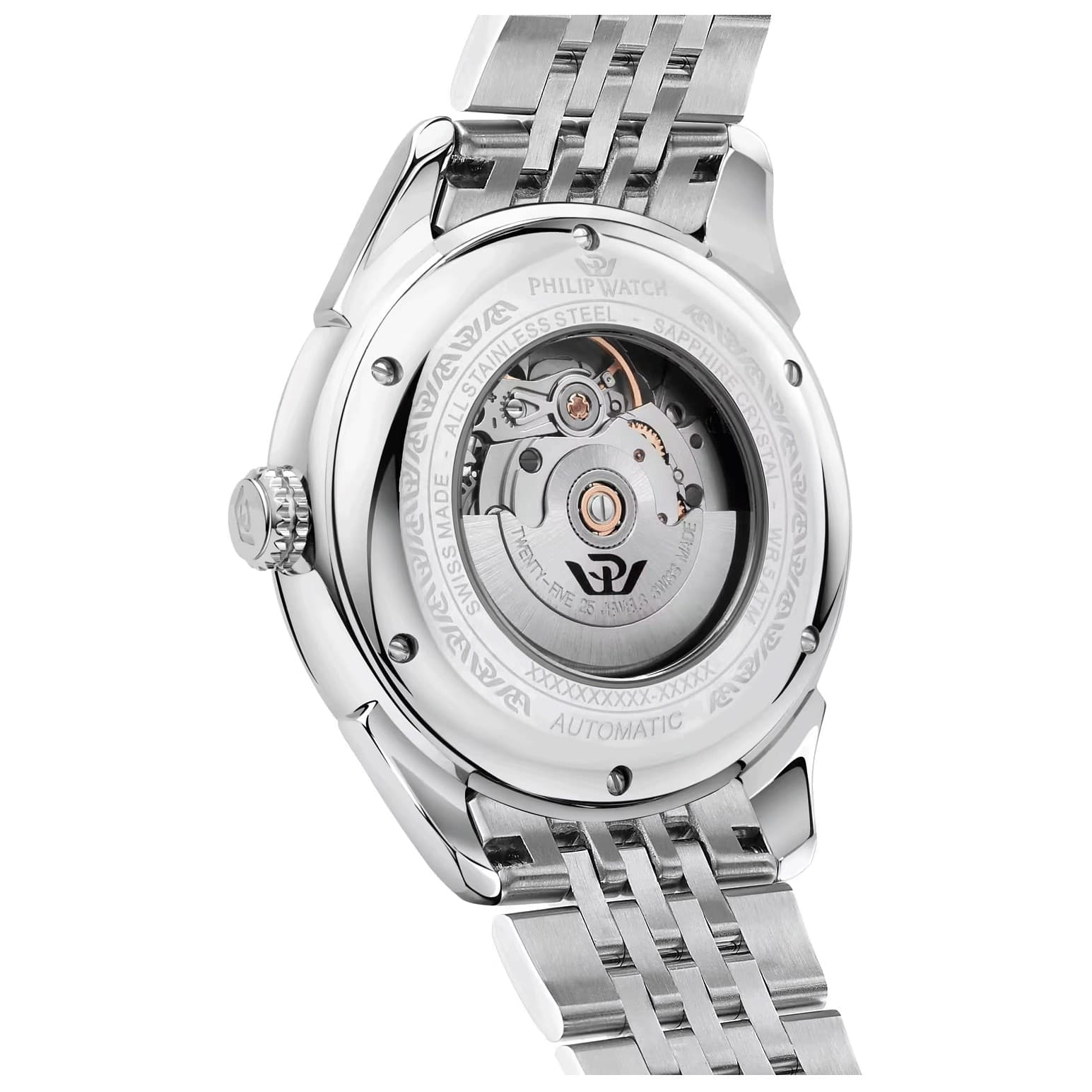 Philip Watch orologio uomo automatico Roma acciaio - 2