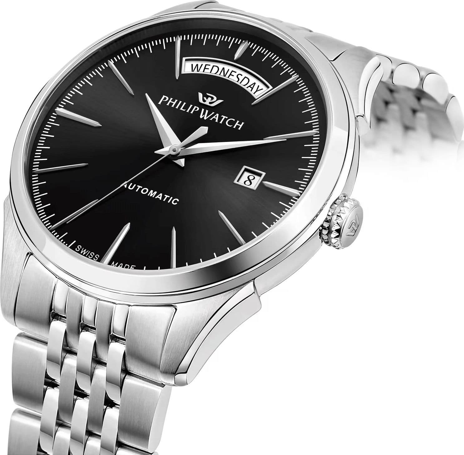 Philip Watch orologio uomo automatico Roma acciaio - 3