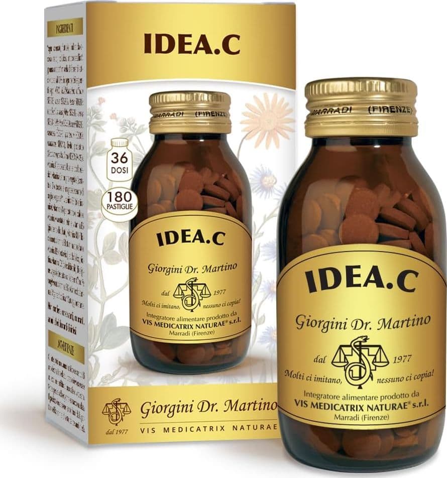 Dr Giorgini Idea.C - difese immuniarie - Iodio, Vitamina D, E, A e C - 180 pastiglie - 7