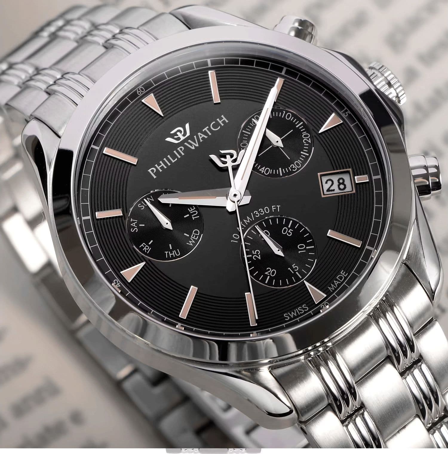 Philip Watch orologio uomo cronografo Blaze nero - 2