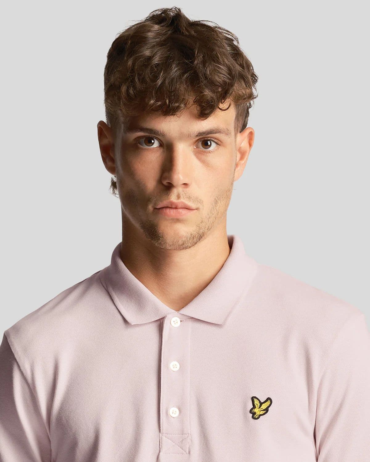 LYLE AND SCOTT 1874 polo uomo lyle and scott 1874 sp400vog polo w488 light pink - 3