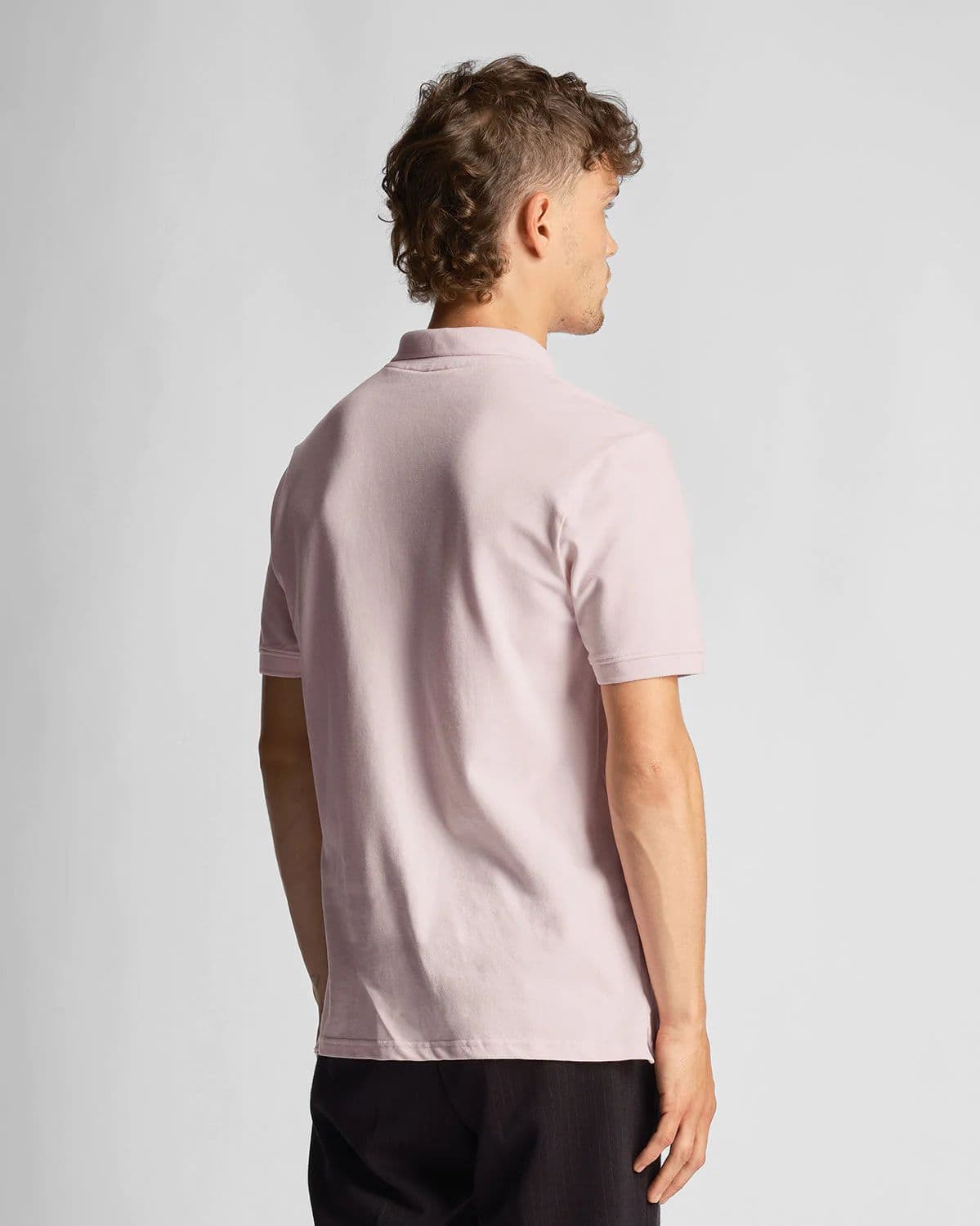 LYLE AND SCOTT 1874 polo uomo lyle and scott 1874 sp400vog polo w488 light pink - 5
