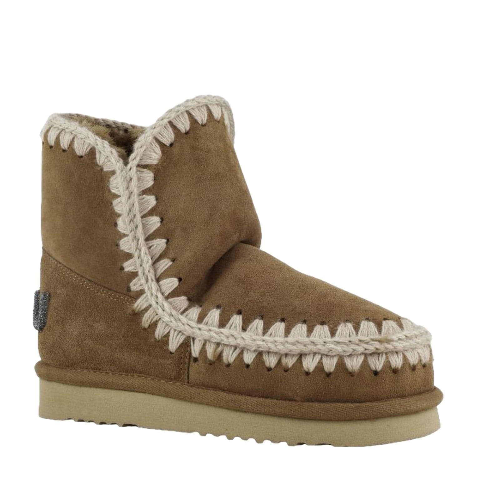 MOU stivali donna mou - eskimo 18 glitter logo - marrone - 2