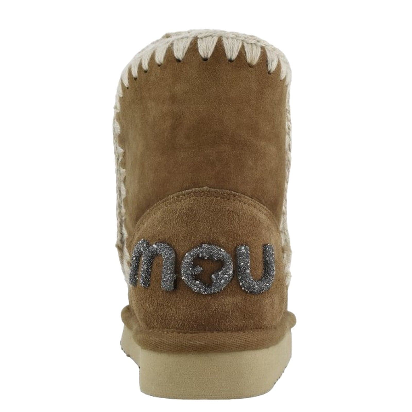MOU stivali donna mou - eskimo 18 glitter logo - marrone - 4