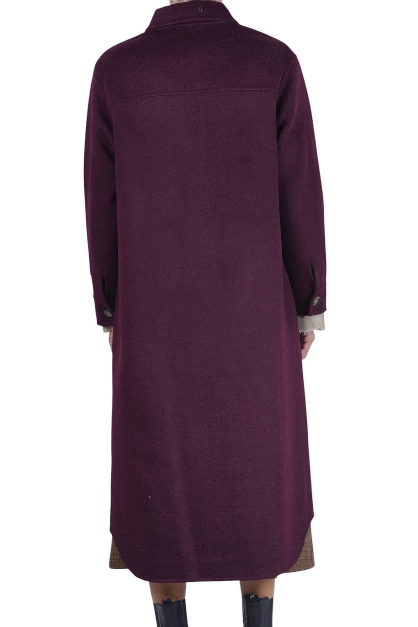 SOLOTRE Solotre - Cappotto - 480486 - Bordeaux - 5
