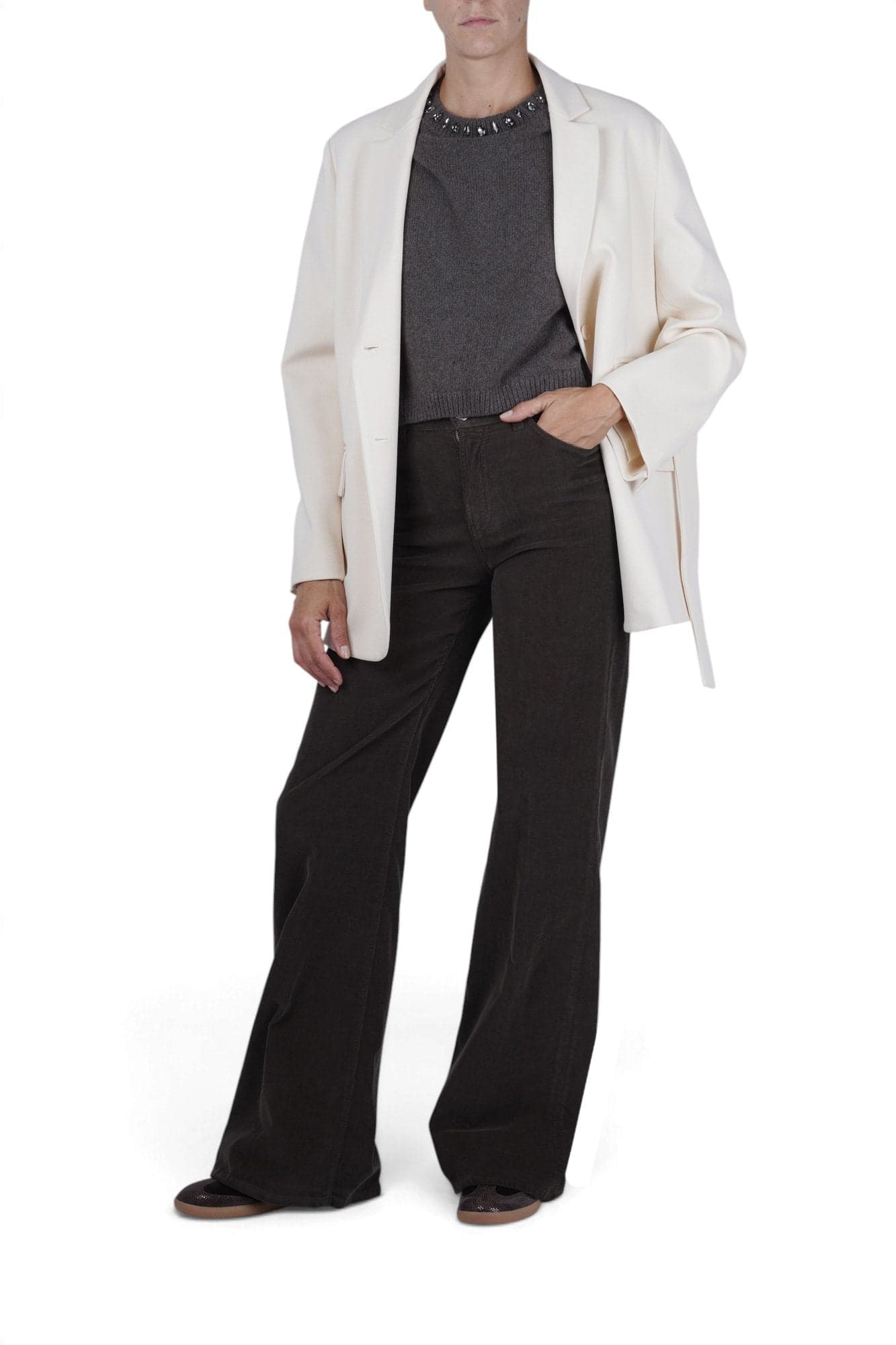 Liviana Conti  - Maglia - 480844 - Taupe - 2