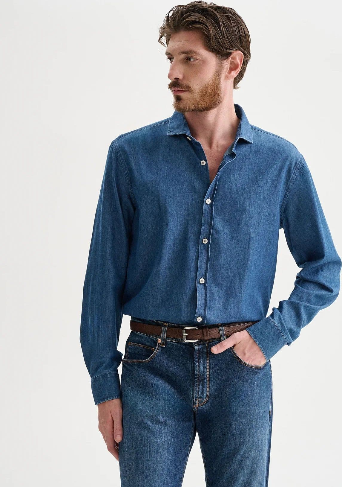 QB 24  CAMICIA CFC 117254 003 – BLU (B041)