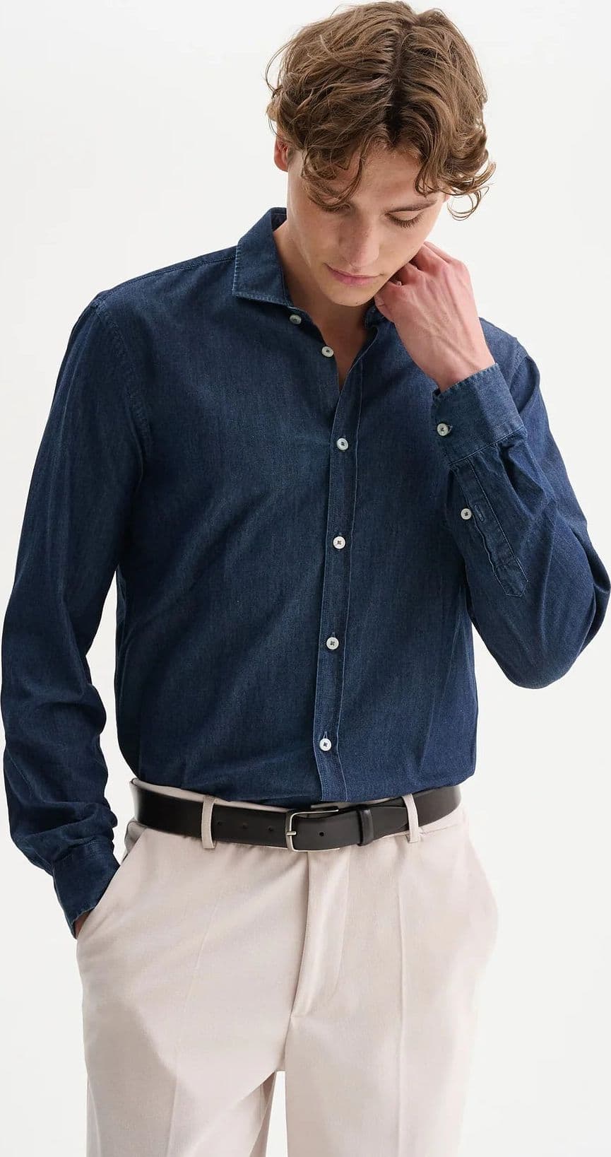 QB 24  CAMICIA CFC 117253 003 – BLU (B041)