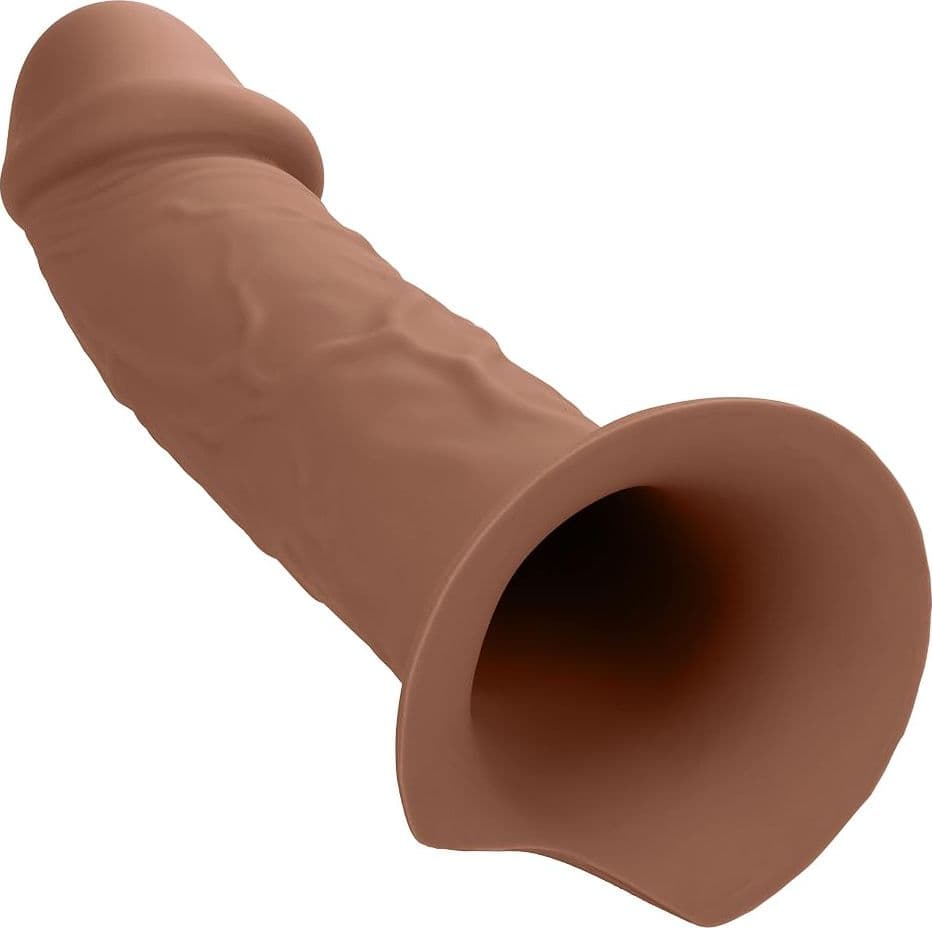 Estensore Cavo CalExotics Performance MAXX 17,25 cm Marrone in Silicone Liquido con Harness +5 cm - 4
