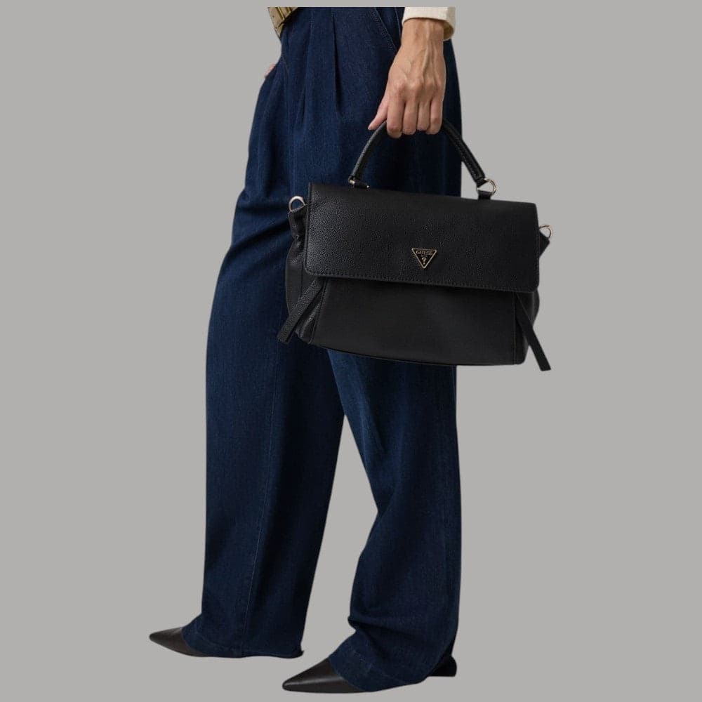 Borsa a mano Guess Devon con tracolla e chiusura a scatto - 3