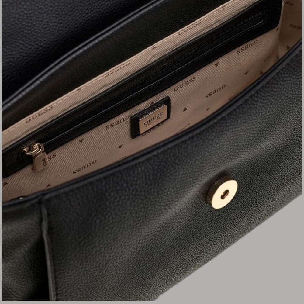 Borsa a mano Guess Devon con tracolla e chiusura a scatto - 4