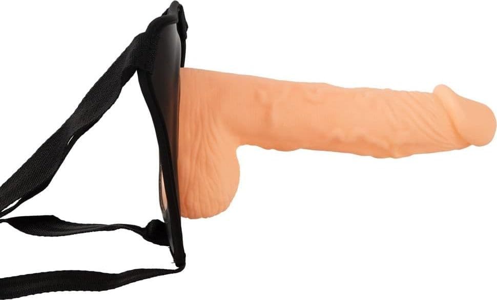 Strap-On Cavo Excellent Power Erection Assistant 24 cm Flesh con Harness Regolabile 73–150 cm - 2