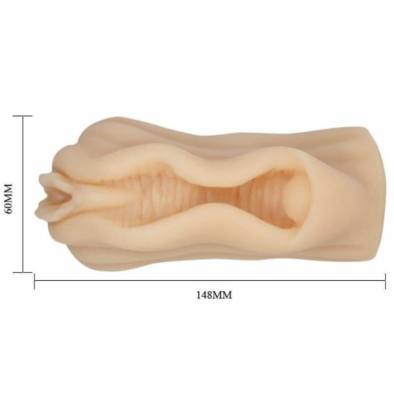 Masturbatore Uomo Baile Temptation Passion Lady 3D Flesh Morbido con Texture Interna, Manuale - 3