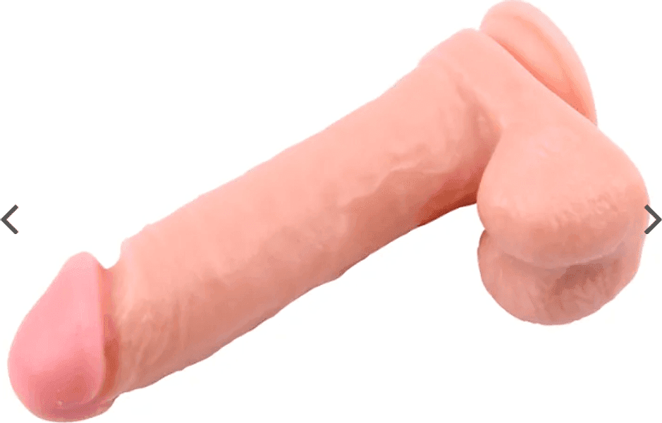 Strap-On Chisa R.G.B Kyle Korver 21,6 cm Flesh Realistico con Imbracatura Nera Rings Free - 4
