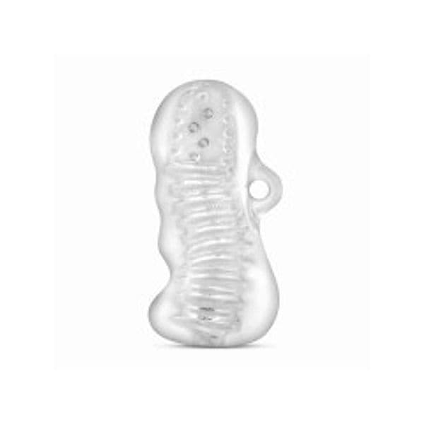 Masturbatore Uomo Blush M for Men Hand Tool Clear in TPE Trasparente con Texture Interne - 9