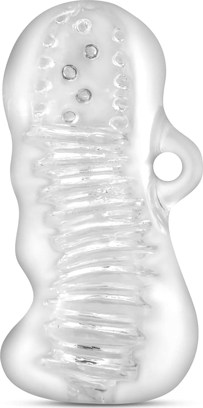 Masturbatore Uomo Blush M for Men Hand Tool Clear in TPE Trasparente con Texture Interne - 7