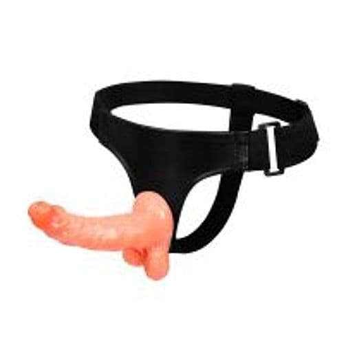 Strap-On Baile Ultra Passionate BW-022007 15 cm Flesh con Dildo Realistico e Imbracatura Regolabile - 2