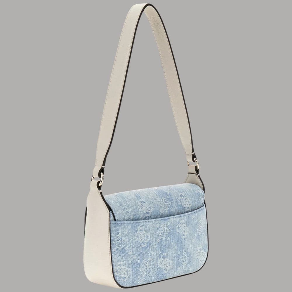 Borsa a tracolla Guess Ruby in denim con patta - 3