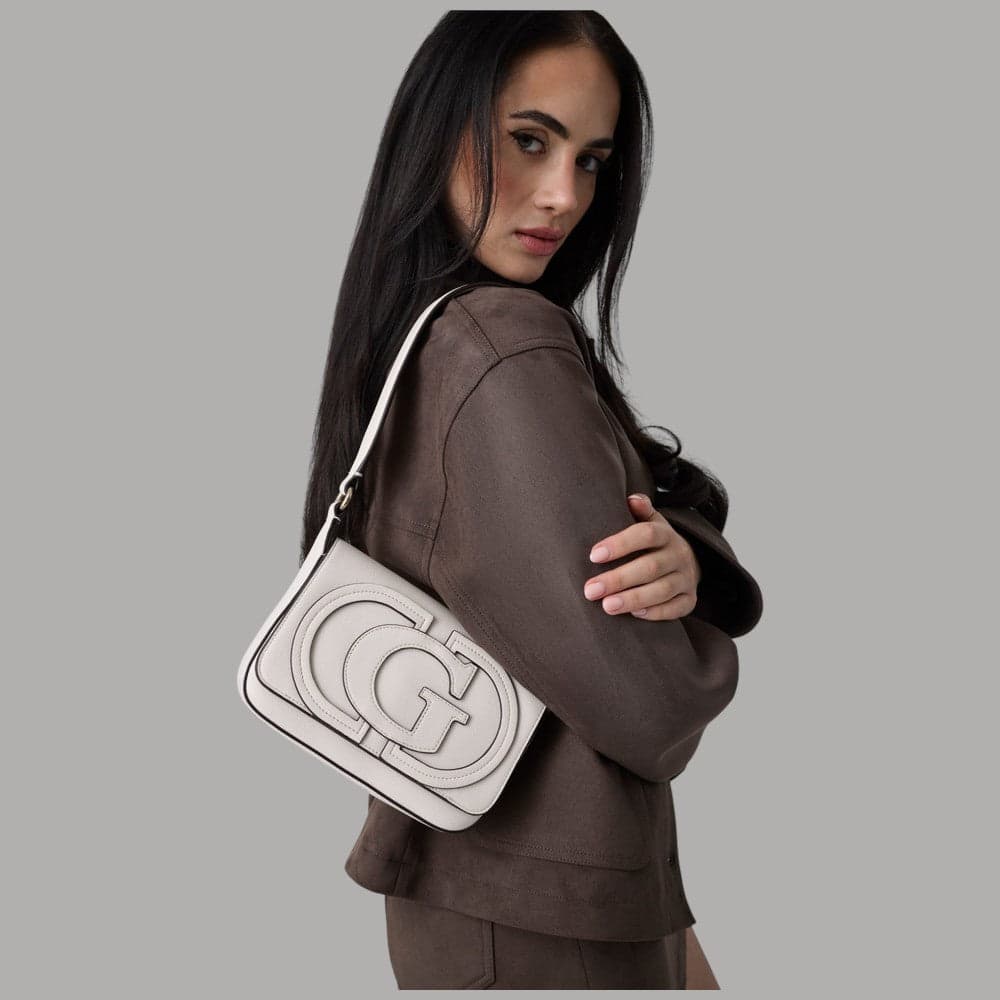 Borsa a spalla Guess Ruby con patta e tracolla removibile - 2
