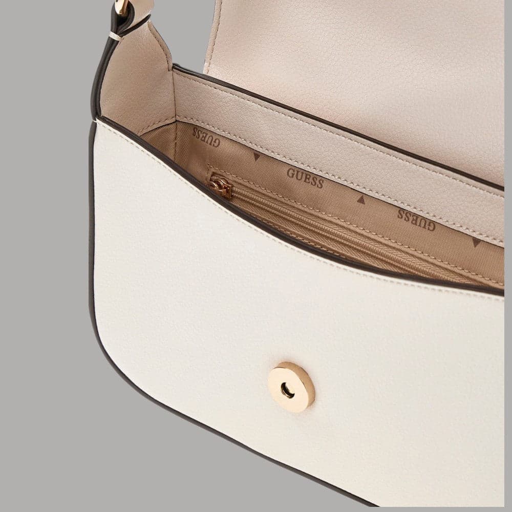 Borsa a spalla Guess Ruby con patta e tracolla removibile - 4